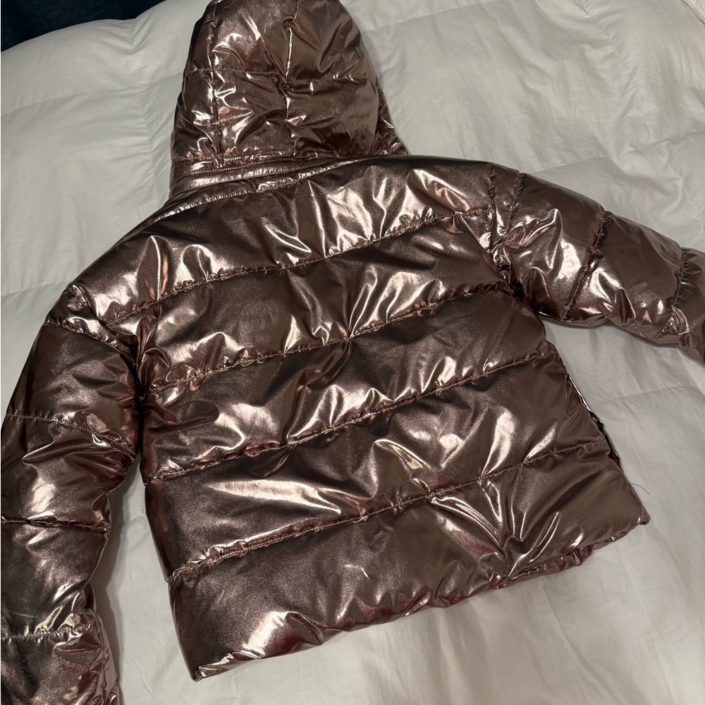 Metallic Puffer Jacket - Picture 4 of 6